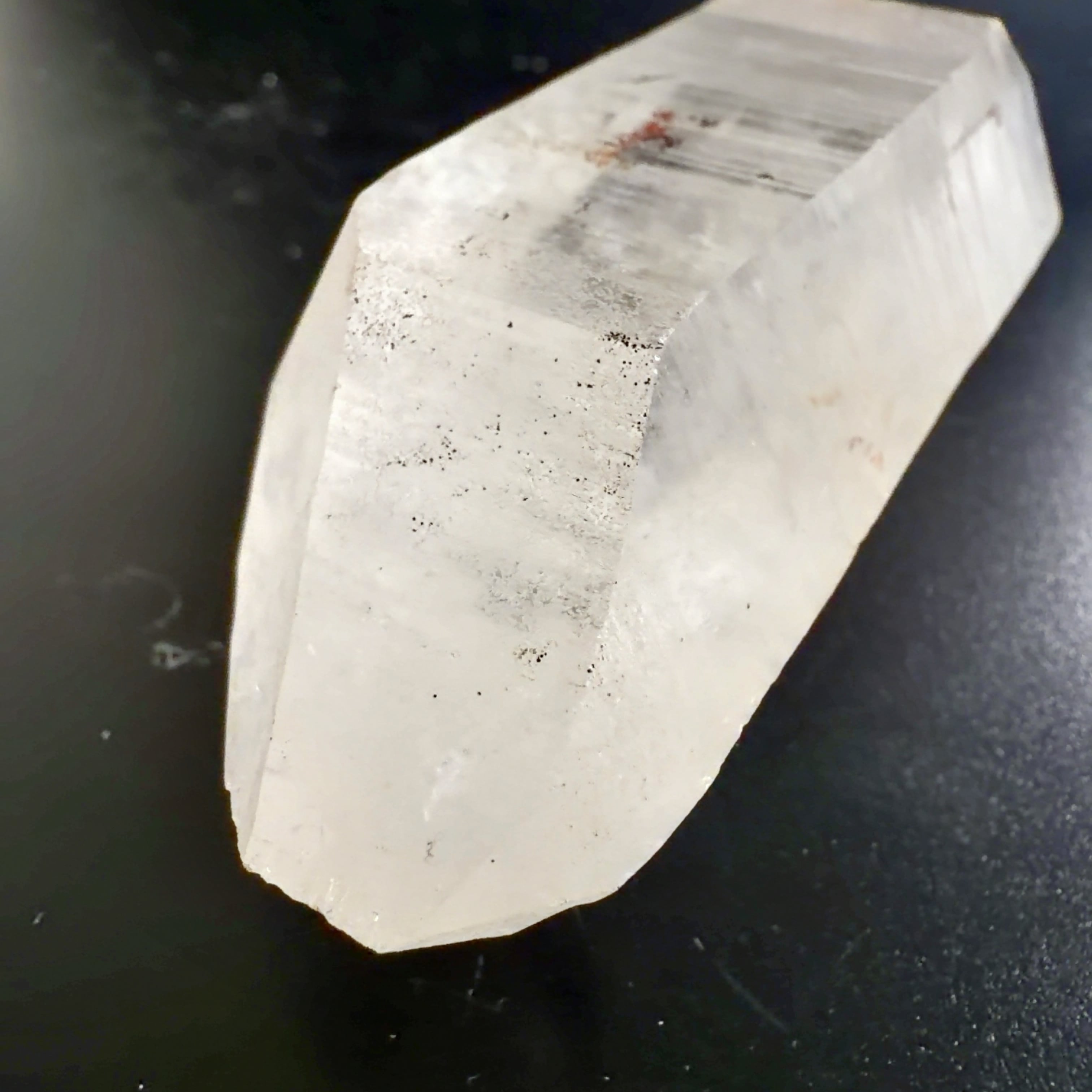 E33042】セルフヒールド 両錐 水晶 クォーツ ヒマラヤ水晶 ヒマラヤ産