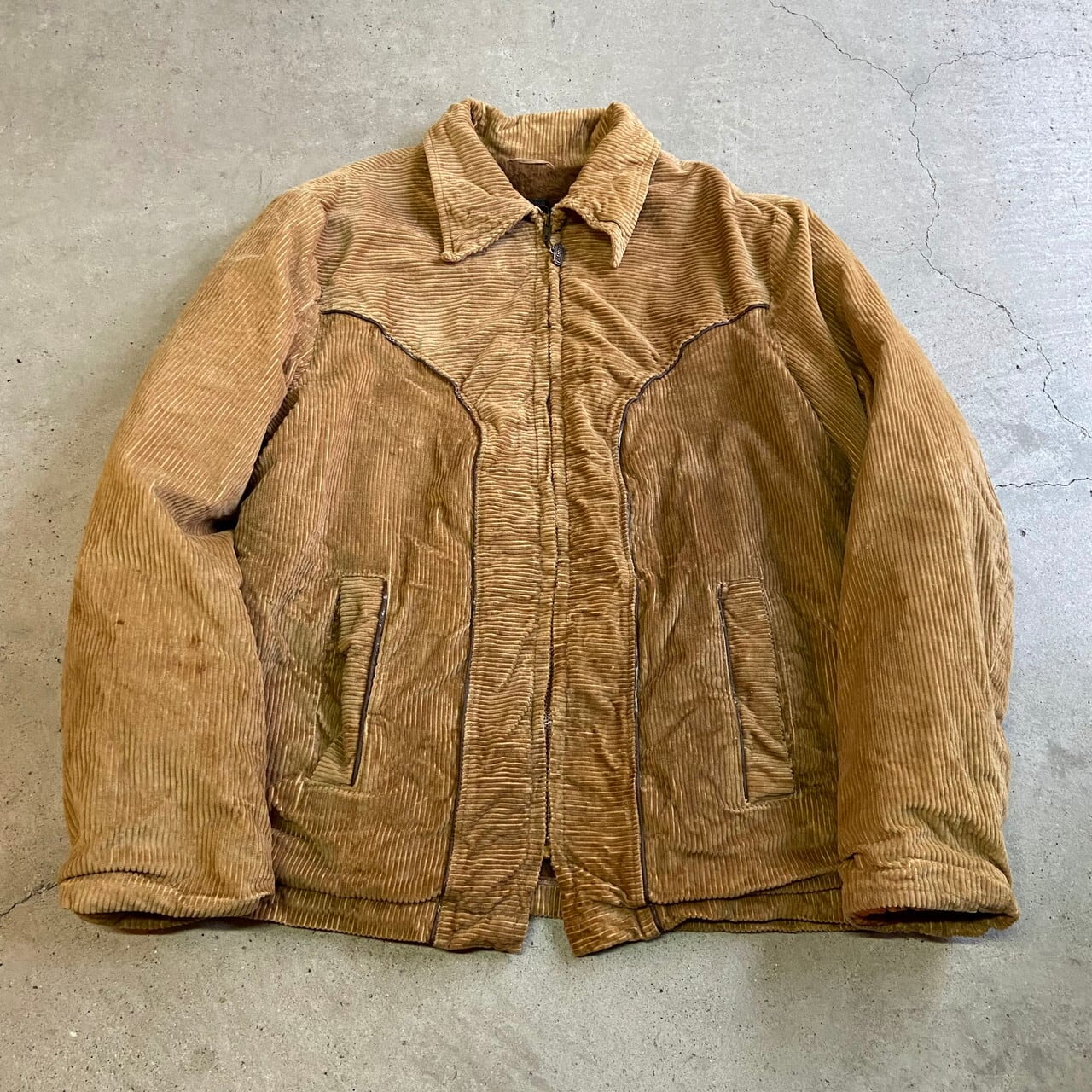 70s vintage   USA製 corduroy jacket L相当