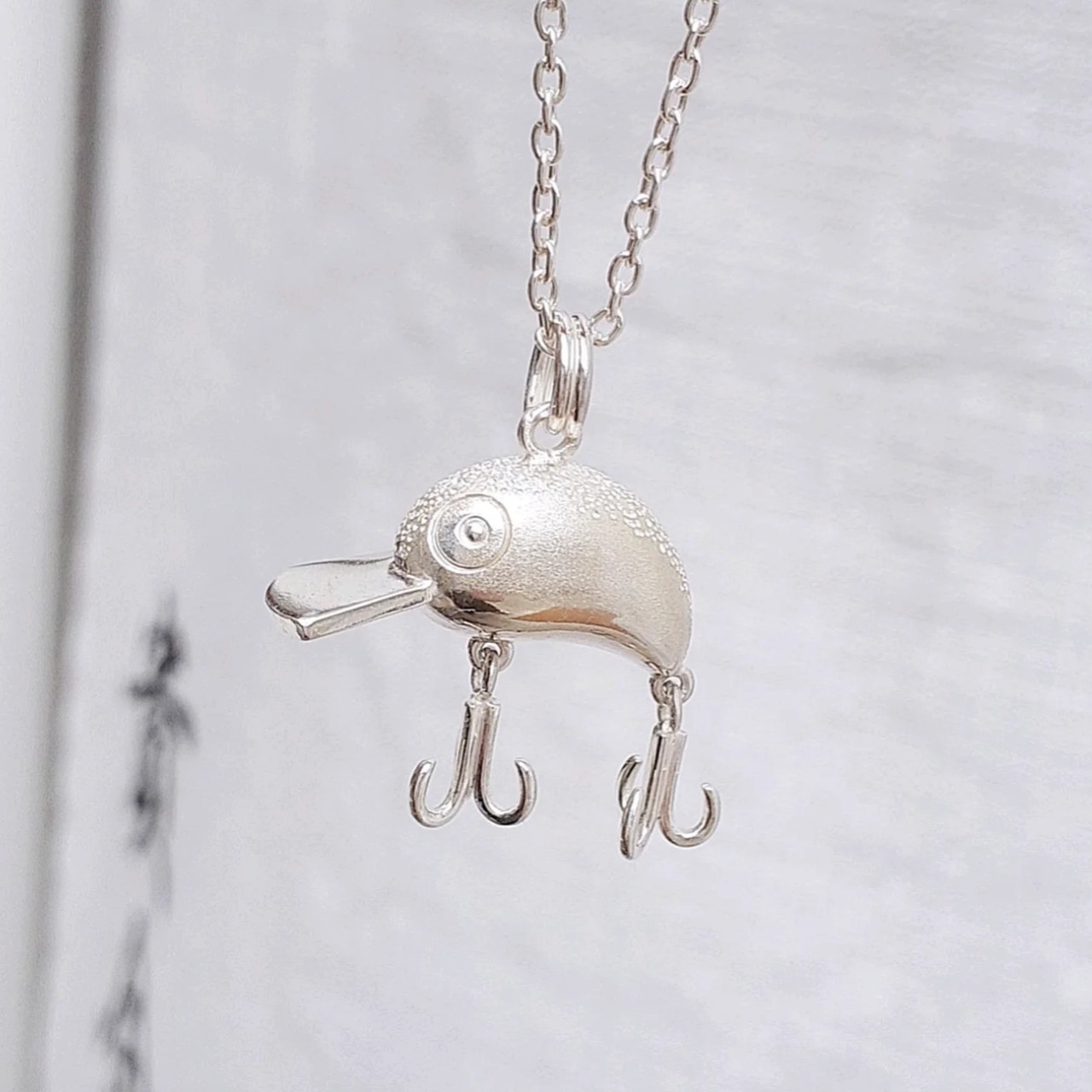 ルアーペンダントトップ】 ルアーネックレス ルアーアクセサリー 釣りシルバー素材 | 京都しらぐも