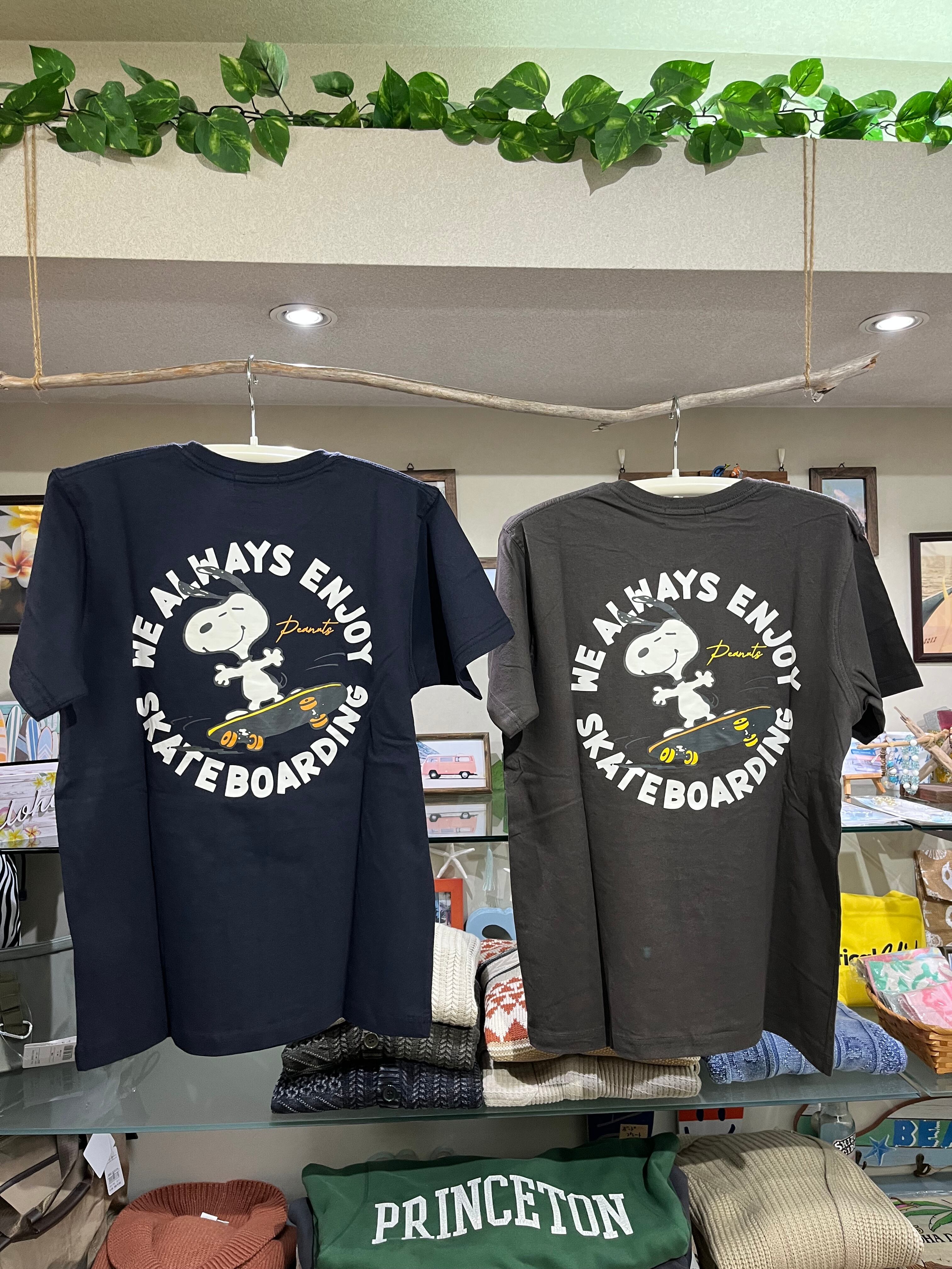スケボースヌーピープリントTシャツ | LUCY