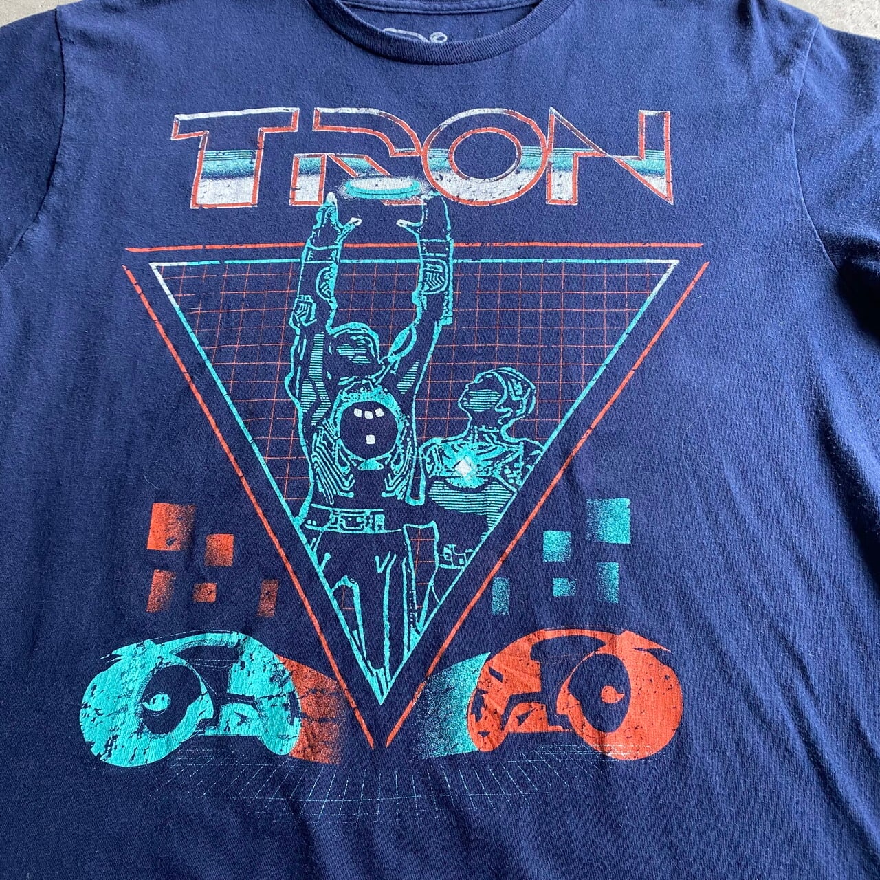 Disney ディズニー TRON トロン ムービーTシャツ メンズL 古着 
