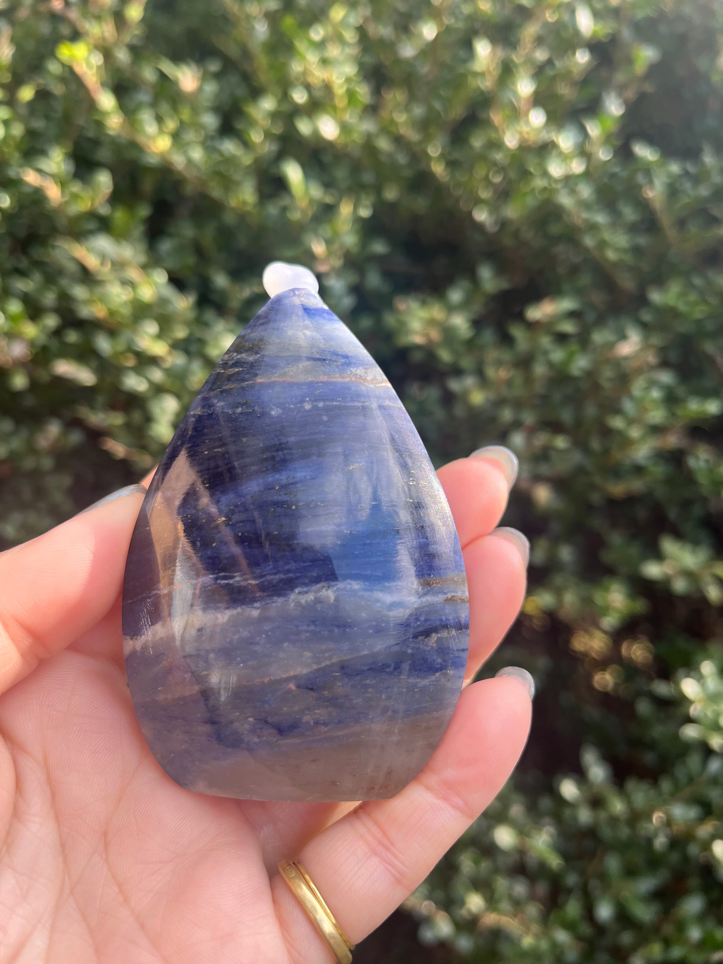 theory xyz 瑪瑙(アゲート)置物 原石 青瑪瑙 特大 5.4kg