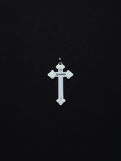 Engraved Large Cross Pendant