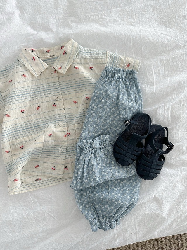〘予約〙minirobe / multi Short-sleeve Shirt