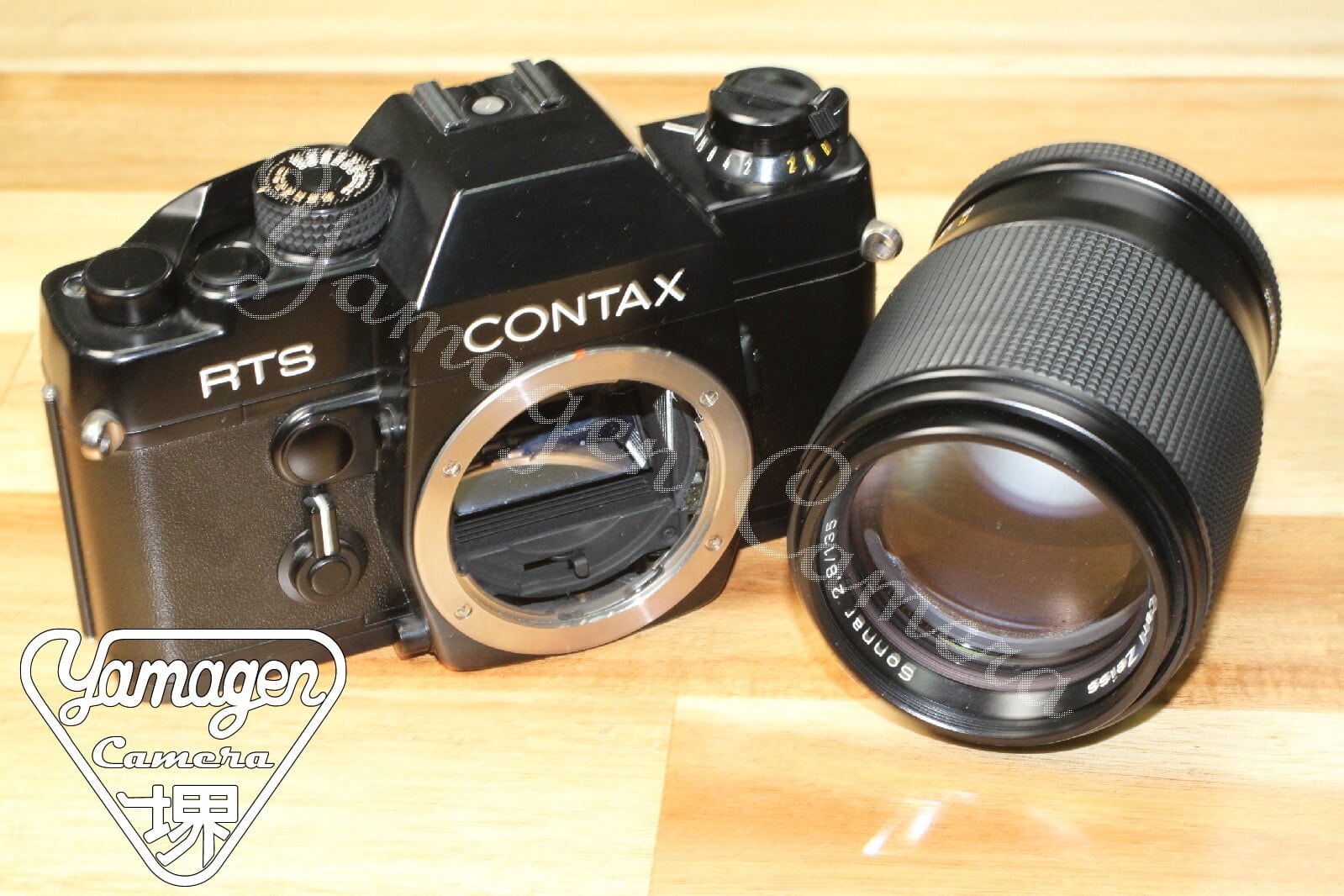 CONTAX/RTSボディ＋Carl Zeiss Sonnar T＊ 135mm F2.8 モックアップ