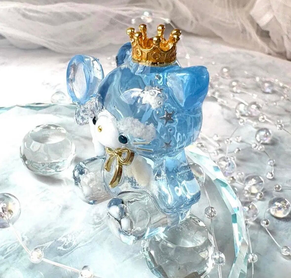 空音猫の王子様　レジン　レジンキーホルダー 空音猫の王子様 レジン オブジェ レジンキーホルダー ねこ | mi+ao