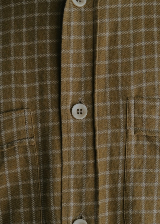 90's GIORGIO ARMANI checkers flannel shirt