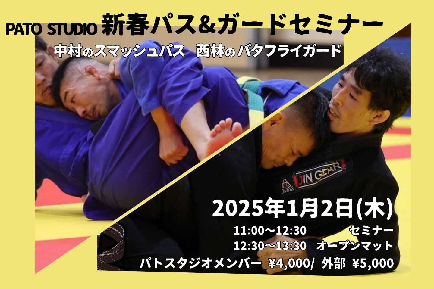 柔術　バタフライガード再発見　 DVD 2本セット 69a1c911355a02cbe9735c19322518