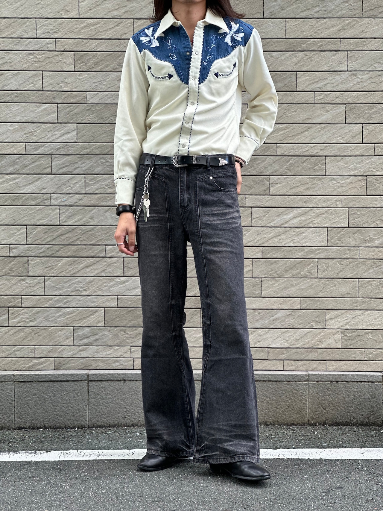 American Flare Denim【Black】