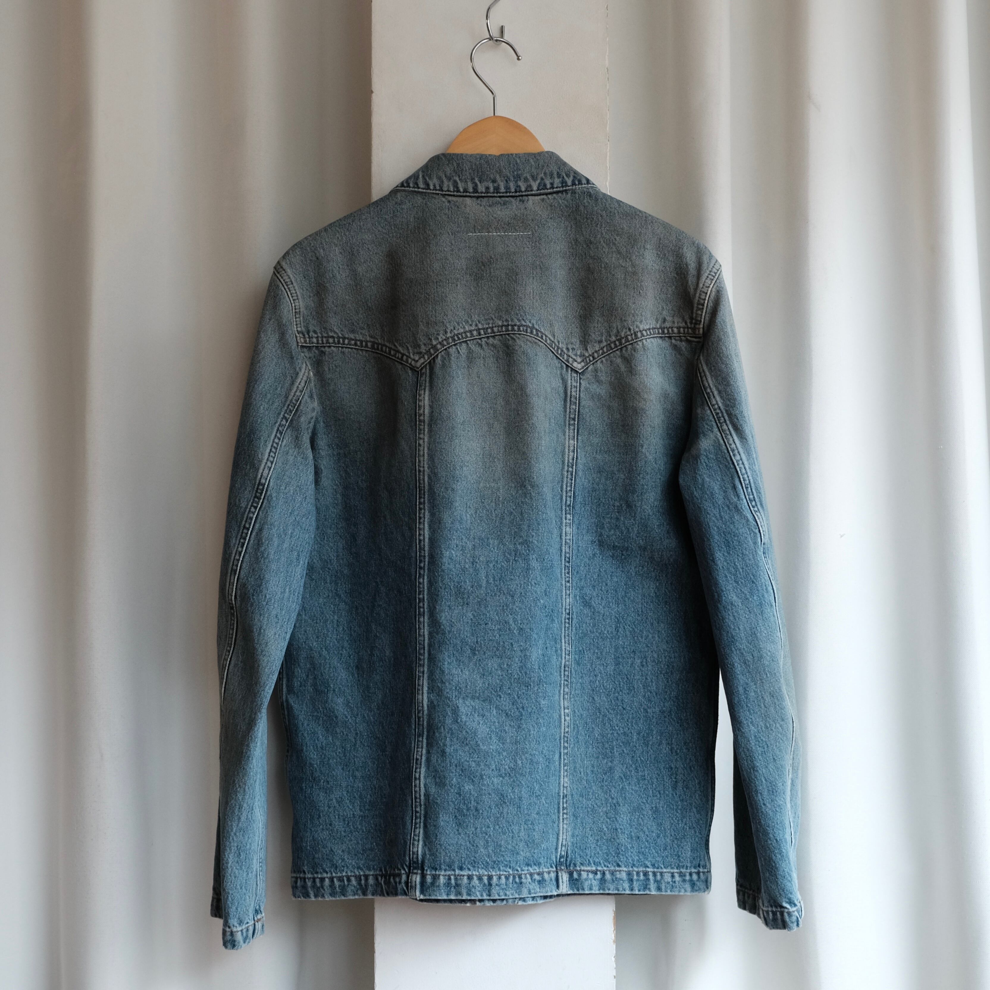 ＜MM6 Maison Margiela＞デニム シャツ ジャケット MM6 Maison Margiela 26SS DENIM SHIRT JACKET | safarionline