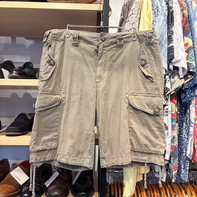 Ⓝ RALPH LAUREN CARGO SHORTS BROWN