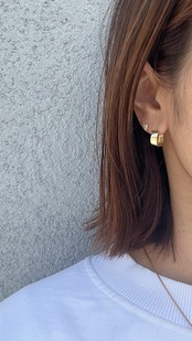 ジルコンスタッドハートピアス