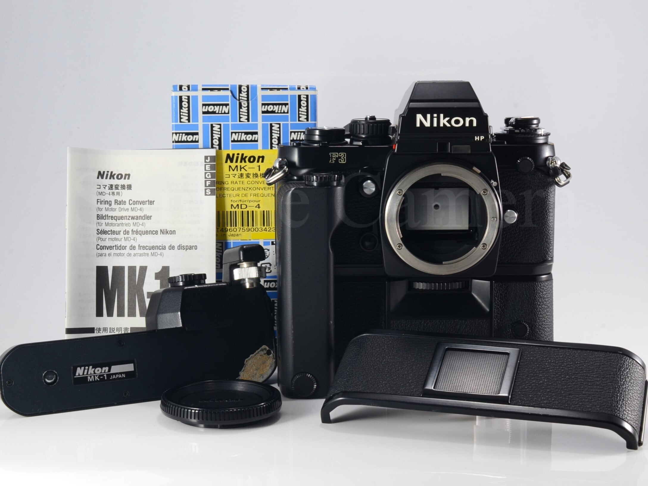 Nikon F3HP / MD4 / MK-1 / MF-6B 元底蓋、フィルム室蓋付 ニコン