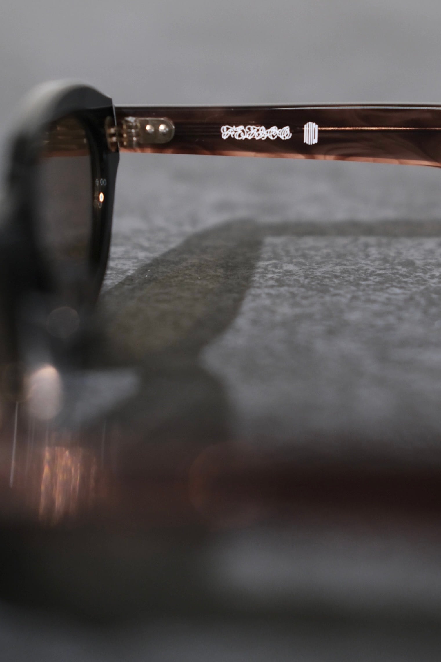 FETICO】FETICO×BLANC OVAL FRAME SUNGLASSES - marble - | loop
