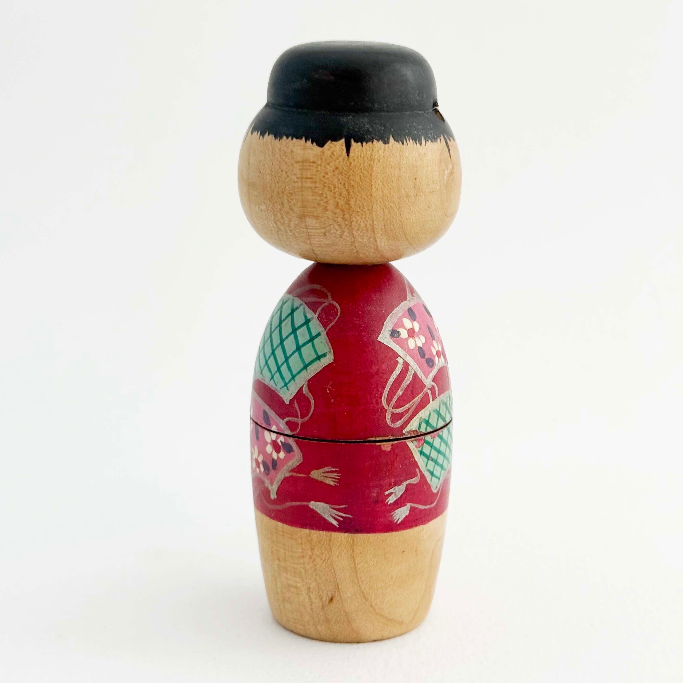 こけし in 針山（昭和30年代ピンクッション）