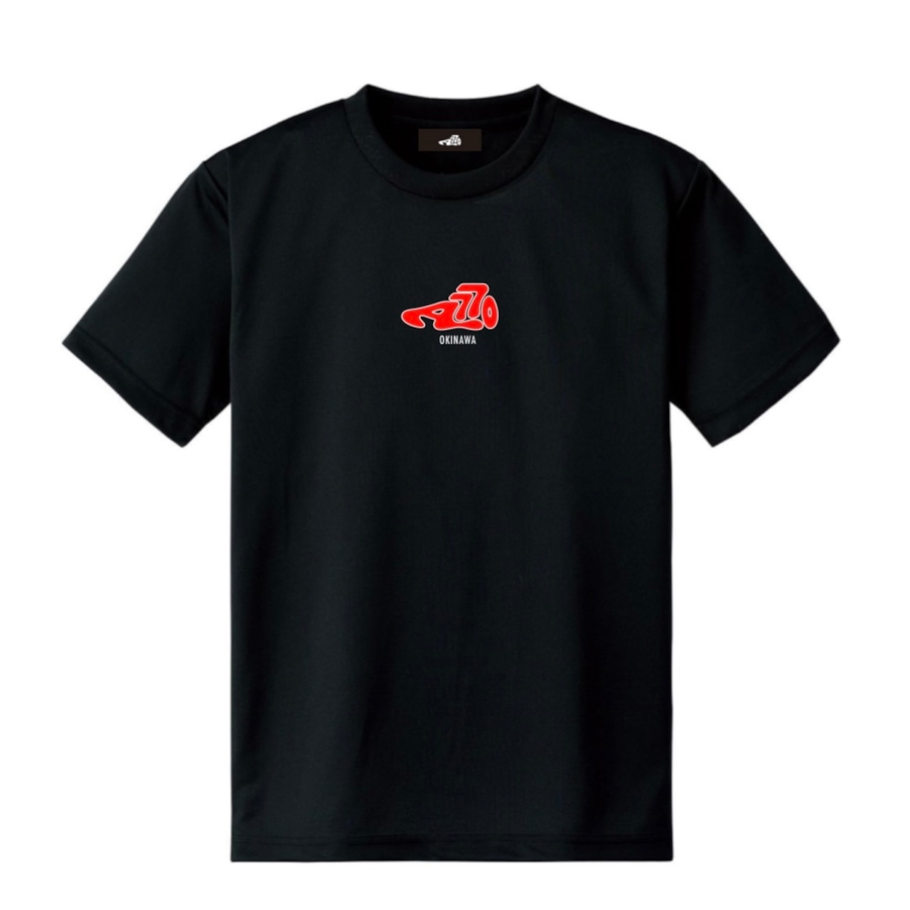 Logo dry T-shirt "OKINAWA" /  black