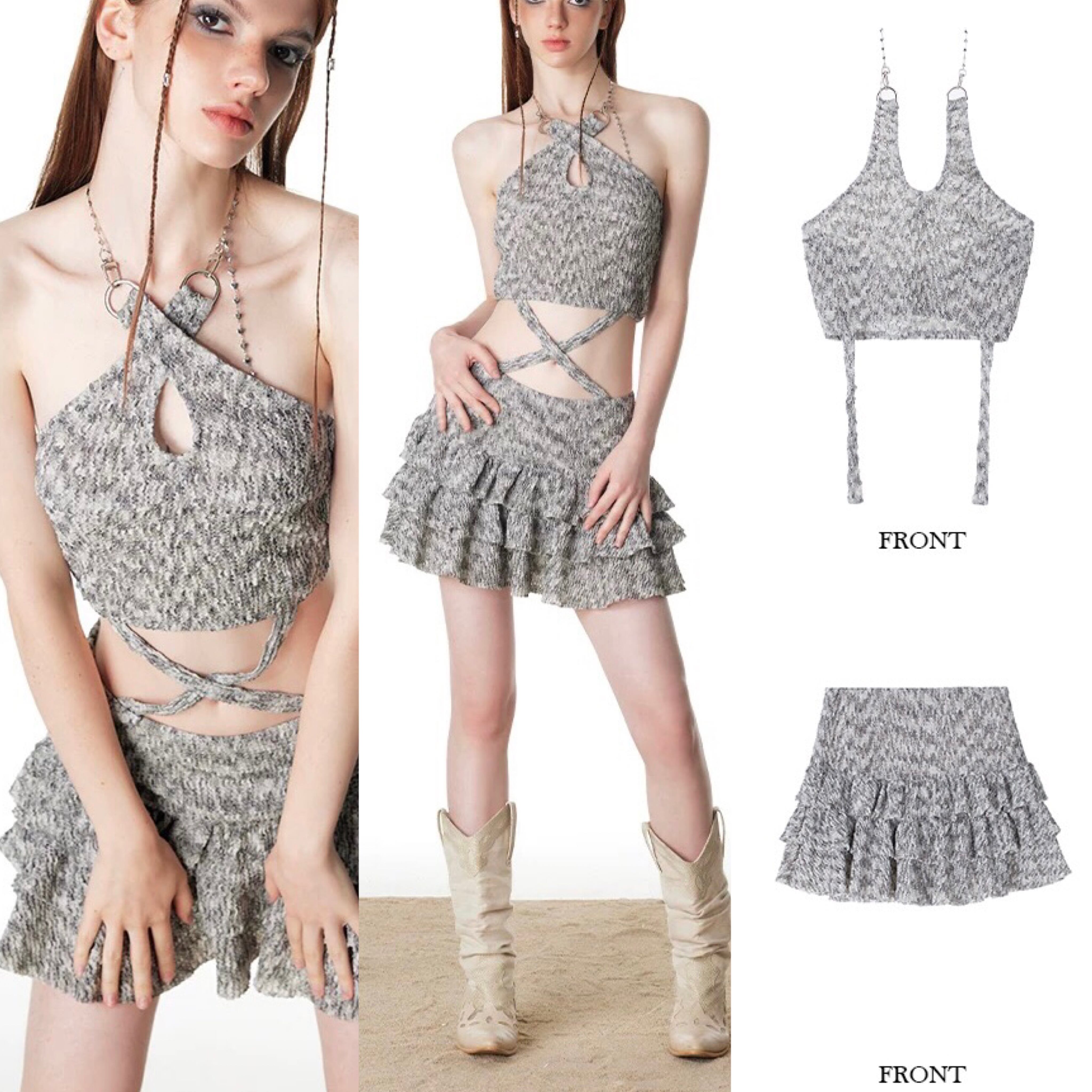 Ricca ricca mini 姫ギャル 3枚セット 120cm