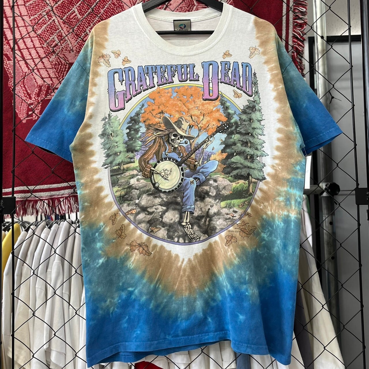 vintage タイダイ染め Tシャツ ブラック