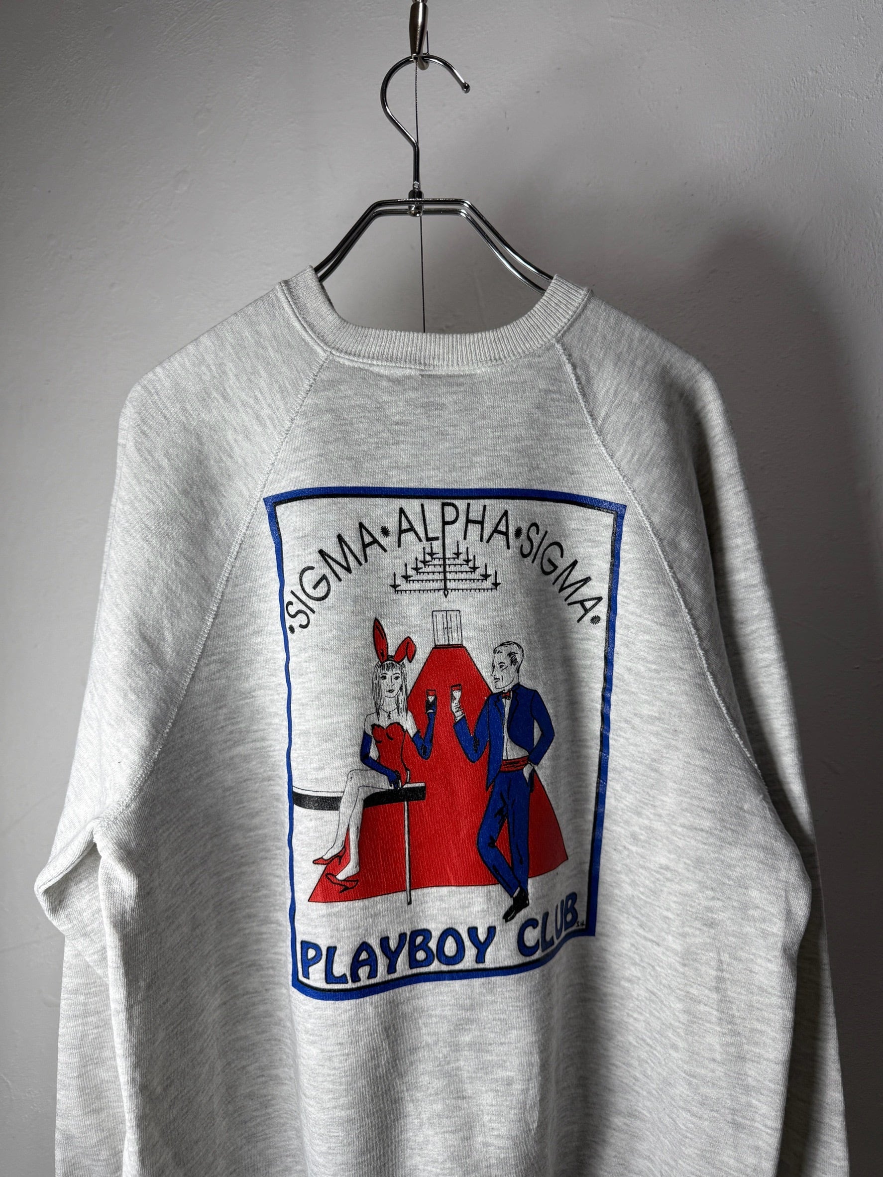 90’s USA Made “Sigma Alpha Sigma” Playboy Club Sweatshirt