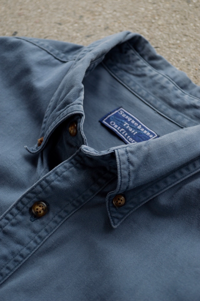 Susquehanna Trail 90's From USA Herringbone Work Shirt US古着 90年代 RN31289 シャツ ヘリンボーン