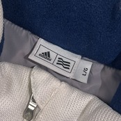 adidas golf アディダス ゴルフ ゴルフ柄 ダブルジップ 中綿 ベスト L/ホワイト レディース スポーツ