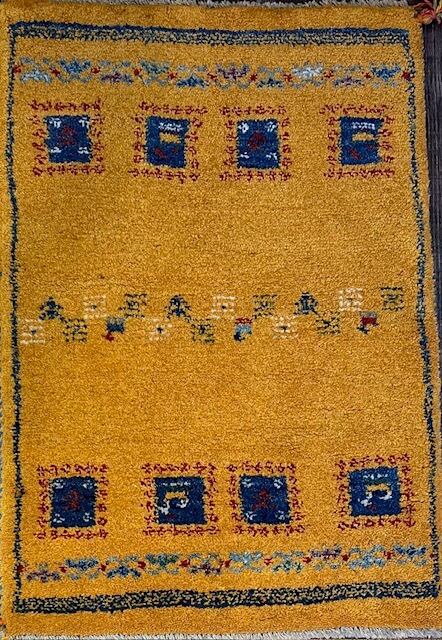 ペルシャ絨毯　ギャッベ　サイズ約60㎝×85㎝ - 画像5