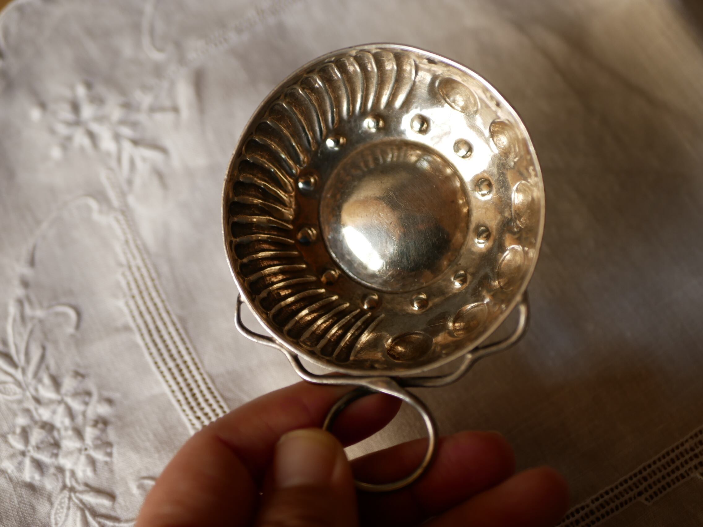 純銀 ティーバッグトレイ スターリングシルバー ヴィンテージ