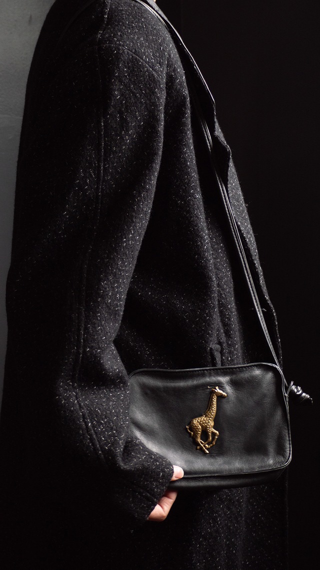 "ear PAPILLONNER" used Leather mini shoulder bag