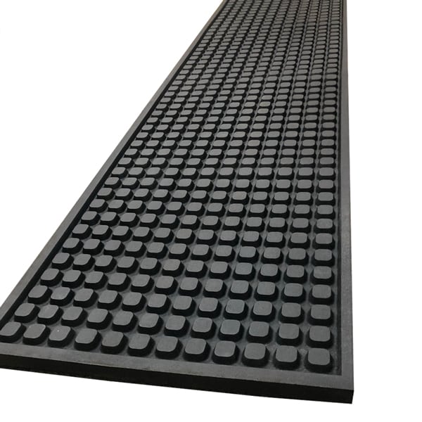 泥落としゴムマット(小) １枚 厚み25mm×幅500mm×長さ2000mm 建機　農機　トラック　乗用車　くつの泥落とし  関東以外は別途送料が必要です。