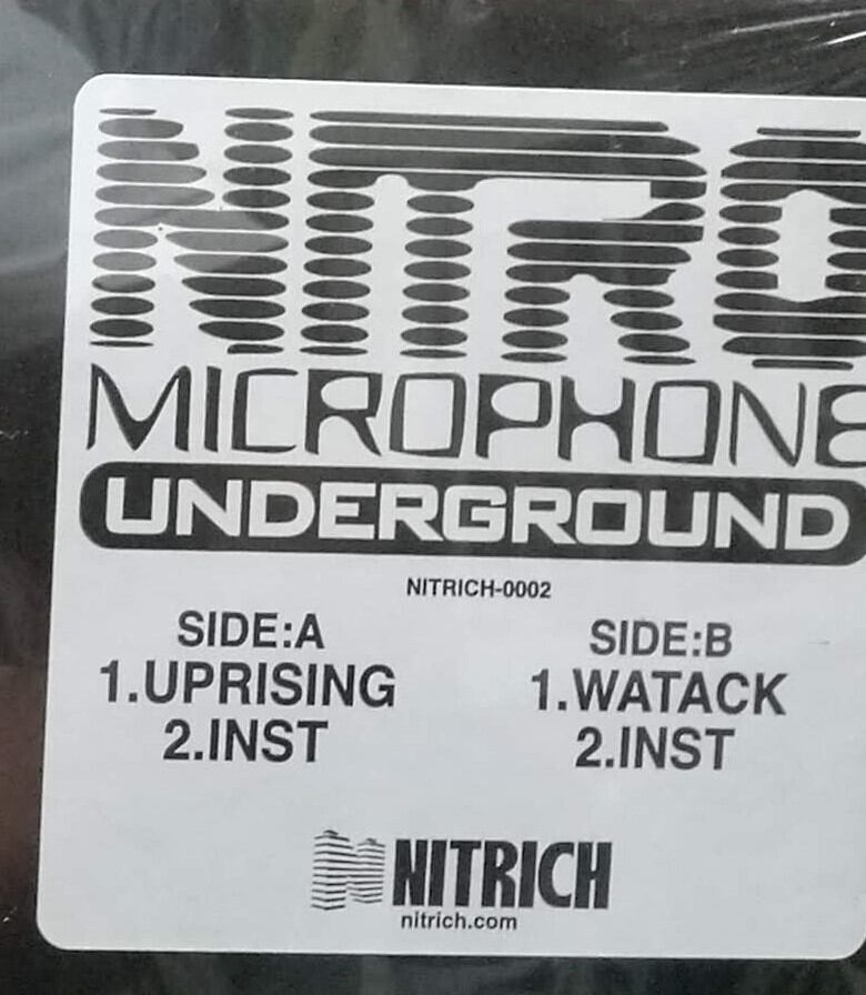 【12inch】NITRO MICROPHONE UNDERGROUND / UPRISING | COMPACT DISCO ASIA  powered by BASE