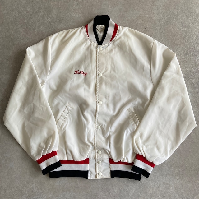 1980s  Gem Sportswear  Nylon Stadium Jacket  L  Made in USA　H695
