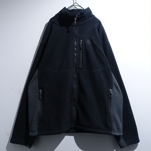00s “NIKE ACG” Black Logo Embroidered Design Fleece Jacket