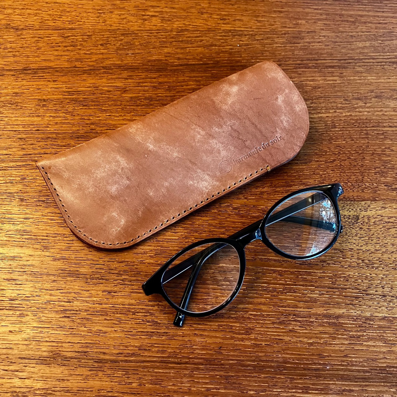GLASSES CASE ・ MORTON (WHISKY BROWN)