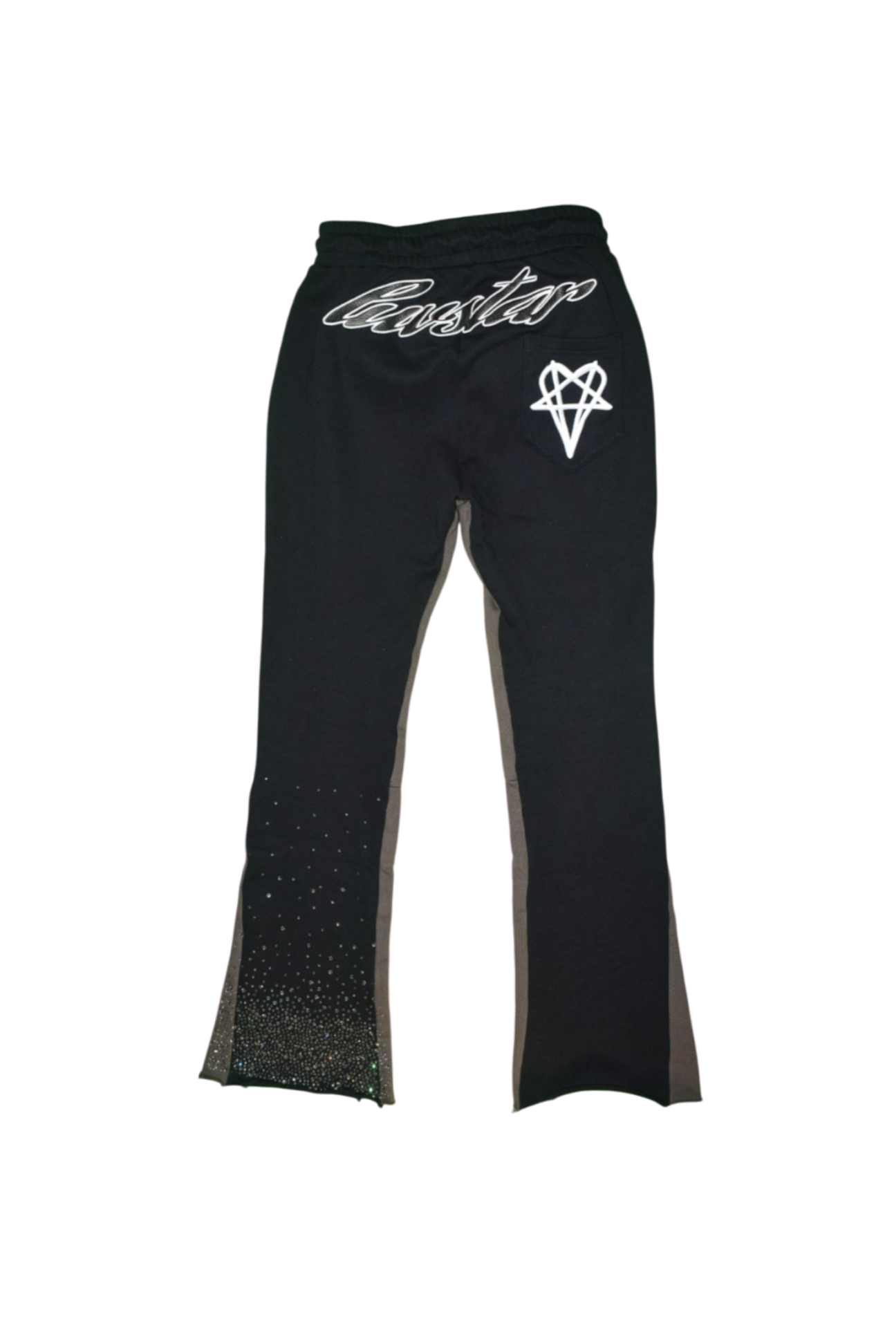 luvstar rhinestone sweat pants