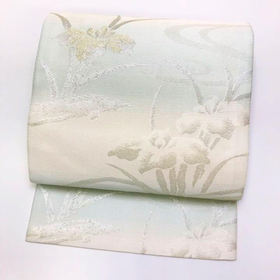 好評セール O-1903 紗 鹿柄 金糸 夏帯 袋帯 セール得価