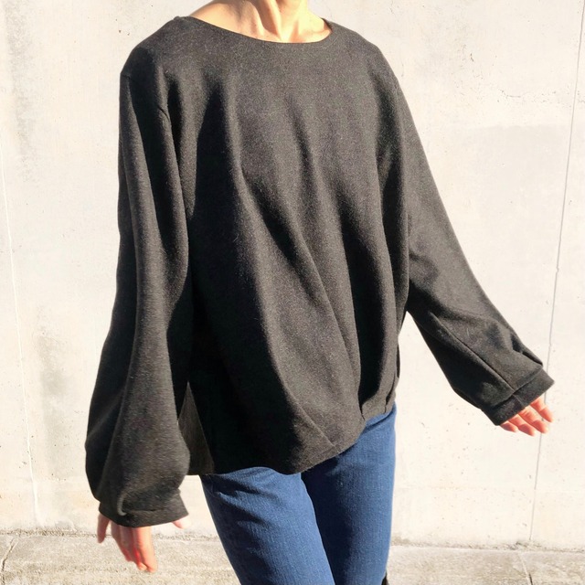 裾タック シンプルカットソー｜画像2