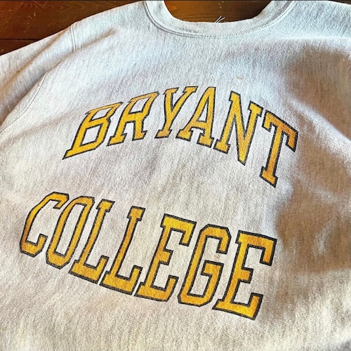 80s  Champion  ReverseWeave  INK print 〝BRYANT COLLEGE〟