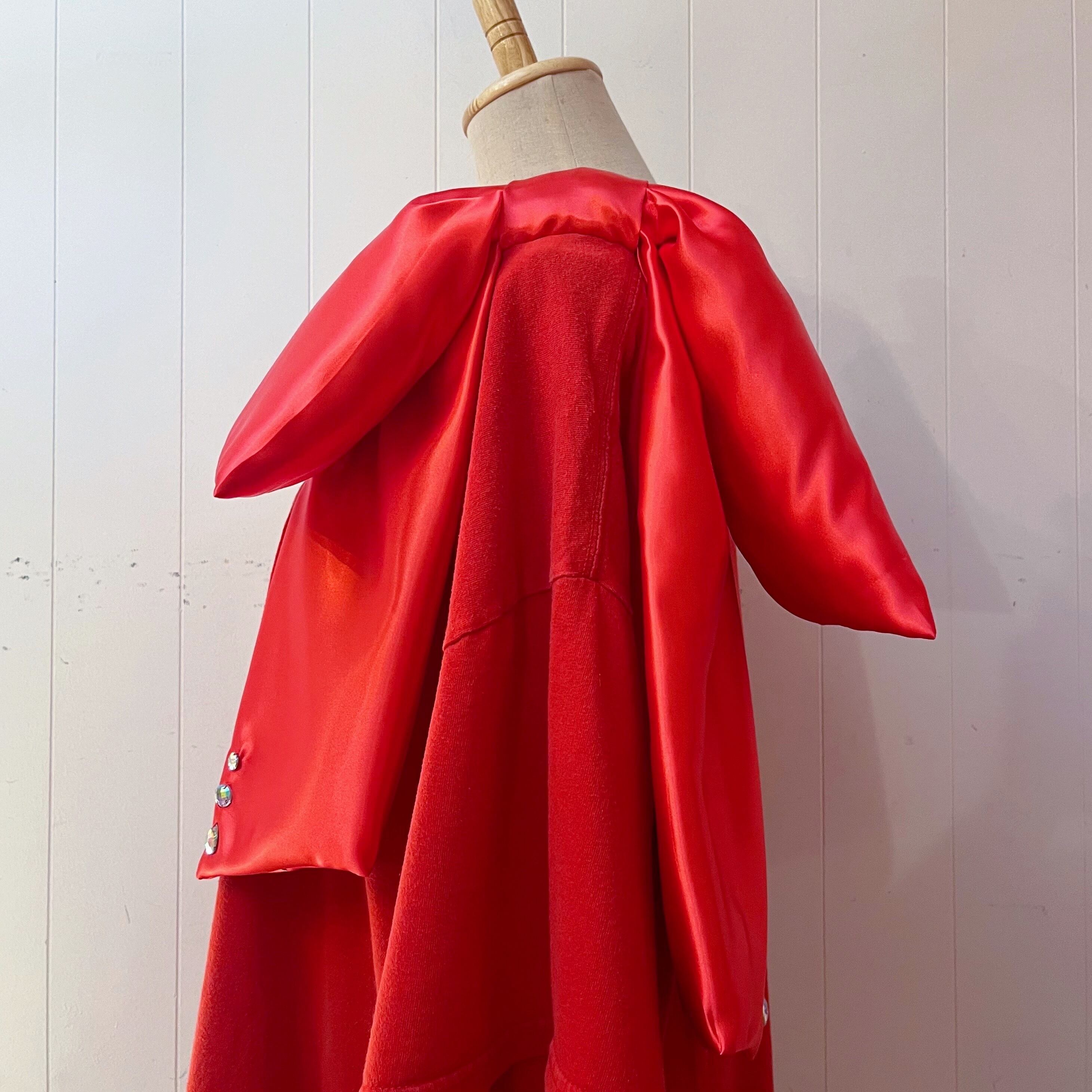 remake ˚✧₊ big ribbon red T-shirt
