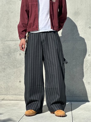 【週間ランキング5位】Classic Cinch Stripe Wide Pants