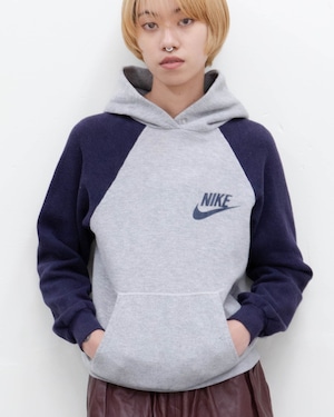 1970-80s NIKE - raglan hoodie / orange swoosh