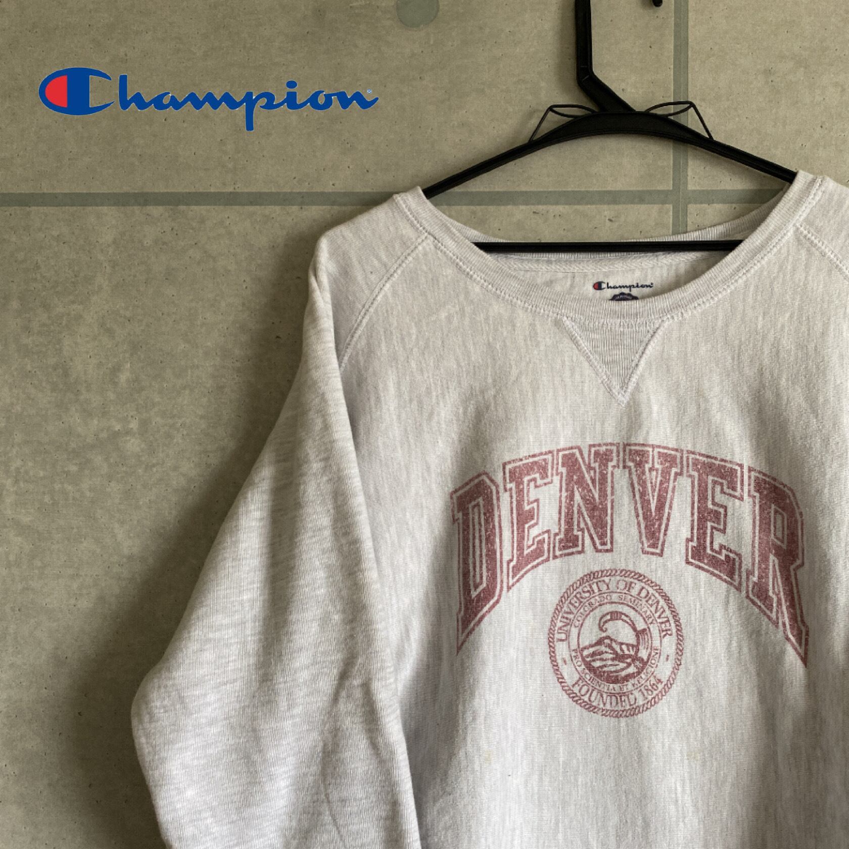 希少 US古着 Champion riverswave カレッジスウェット XL