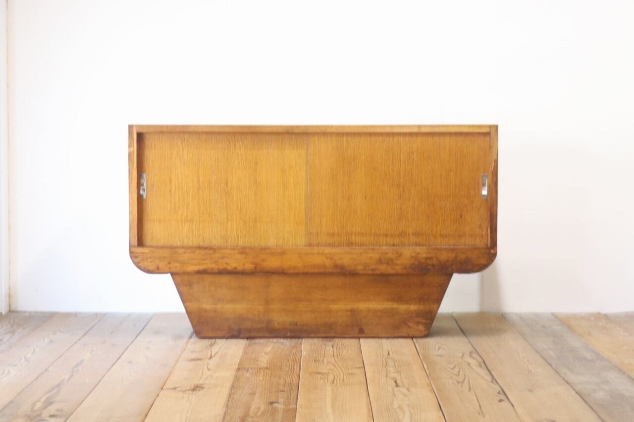 レトロ ガラスショーケース キャビネット ディスプレイ 展示棚 飾り棚