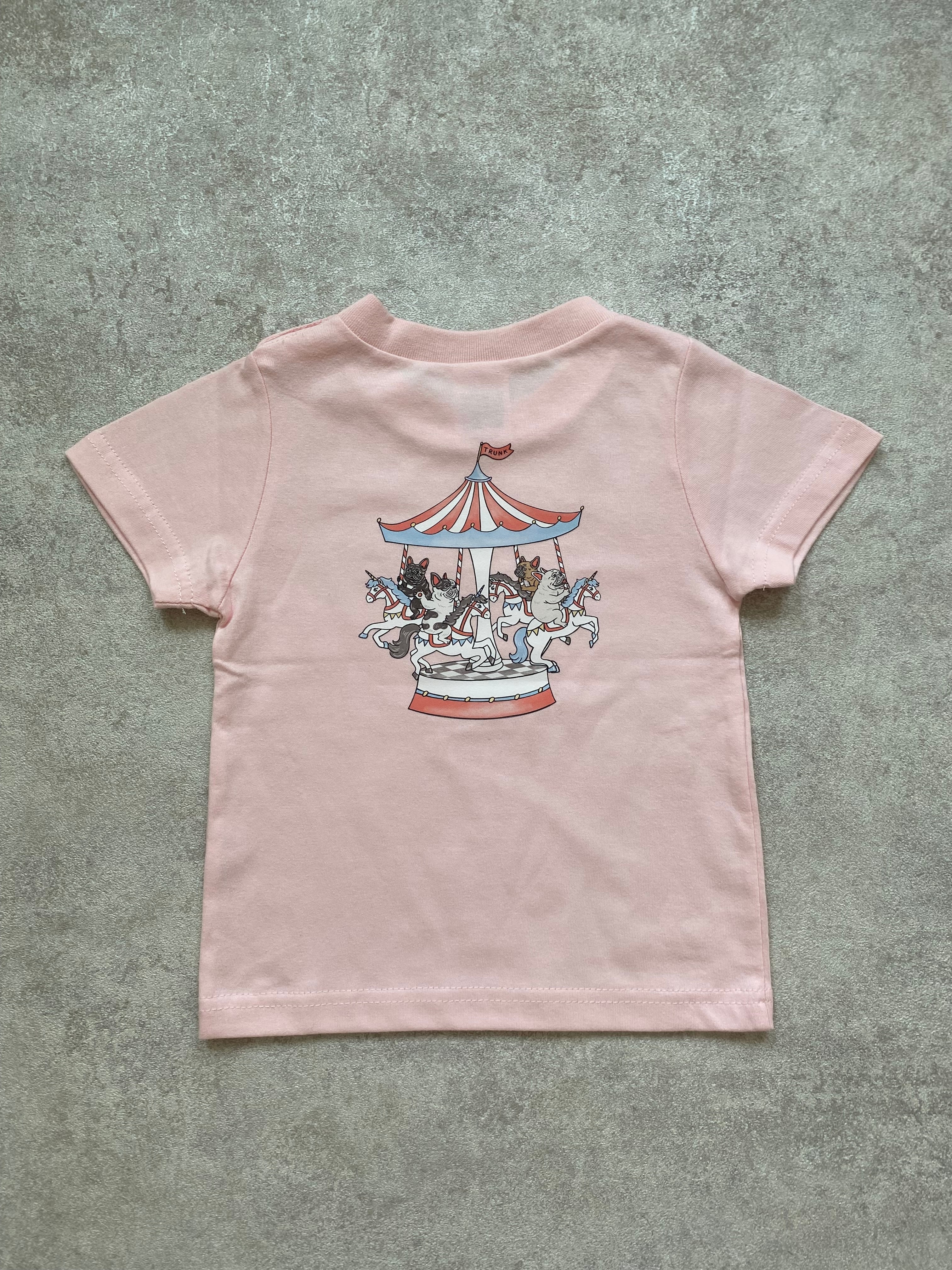 TRUNK　メリーゴーラウンドブヒブヒTシャツ　キッズサイズ