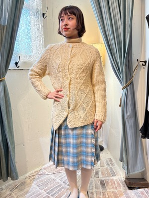 60’s ivory mohair cardigan