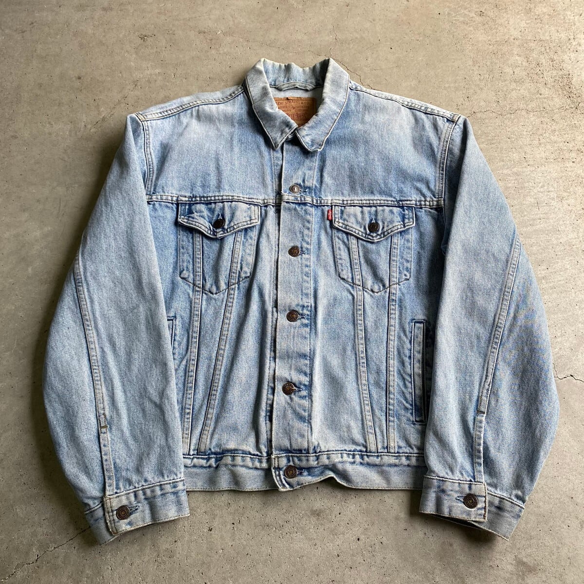 ビッグサイズ 90年代 ビンテージ Levi's ユーロ リーバイス 70503 02 デニムジャケット メンズXXL 古着 トラッカージャケット  90S ヴィンテージ【デニムジャケット】【2203AL15】 | cave 古着屋【公式】古着通販サイト