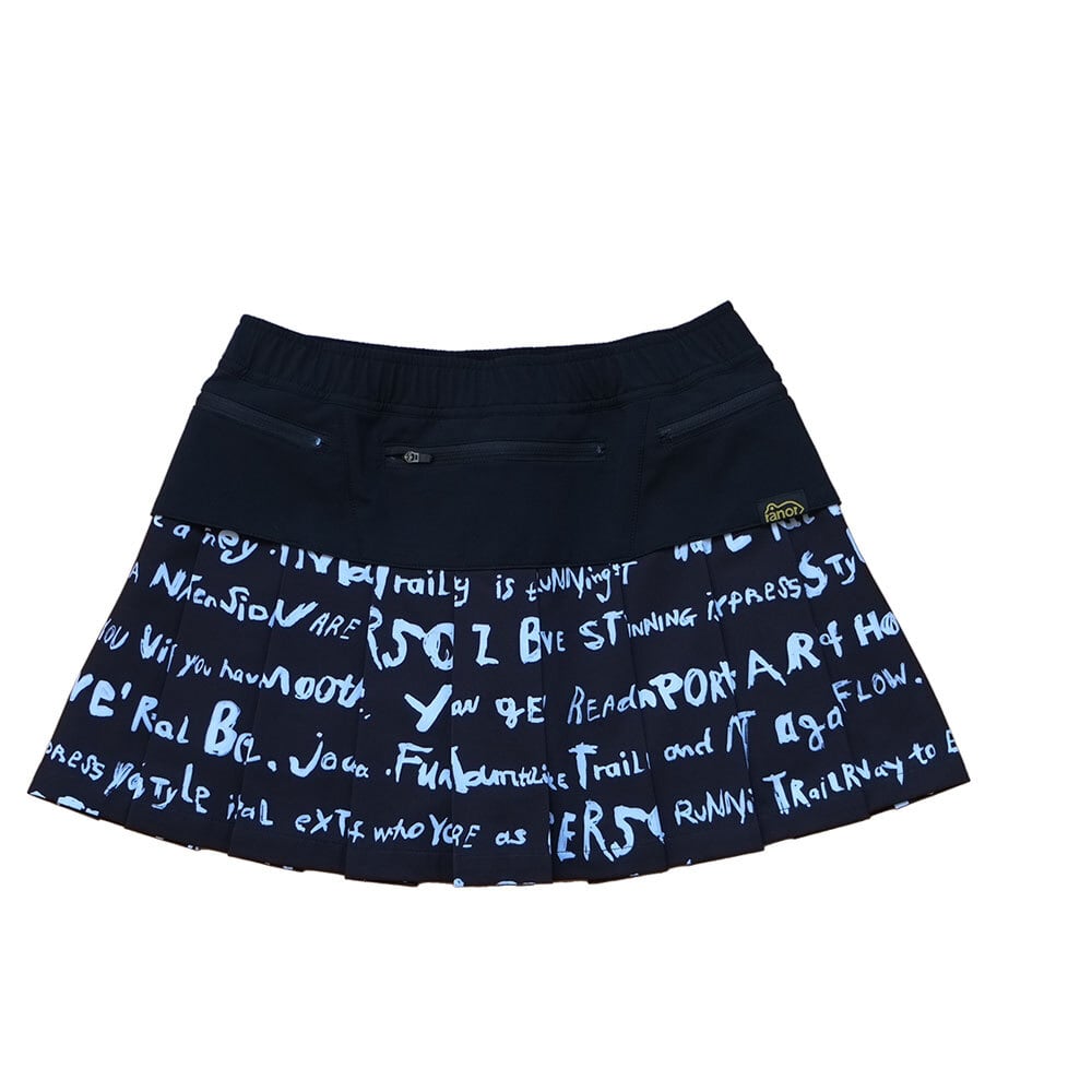 ラナー　ranor スカート　M ranor(ラナー) MHLG PLEATS SKIRT BLACK | play field mountain