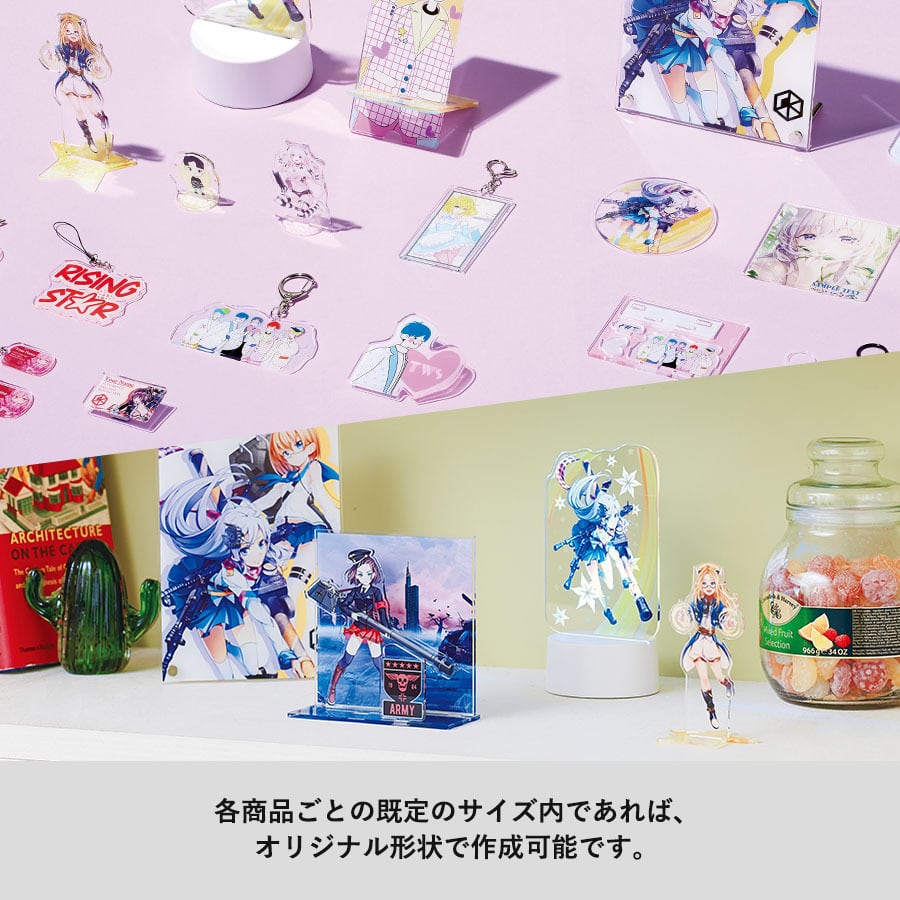 アクリルアンブレラマーカー（M） MG | 名入れノベルティ販促 ミスター
