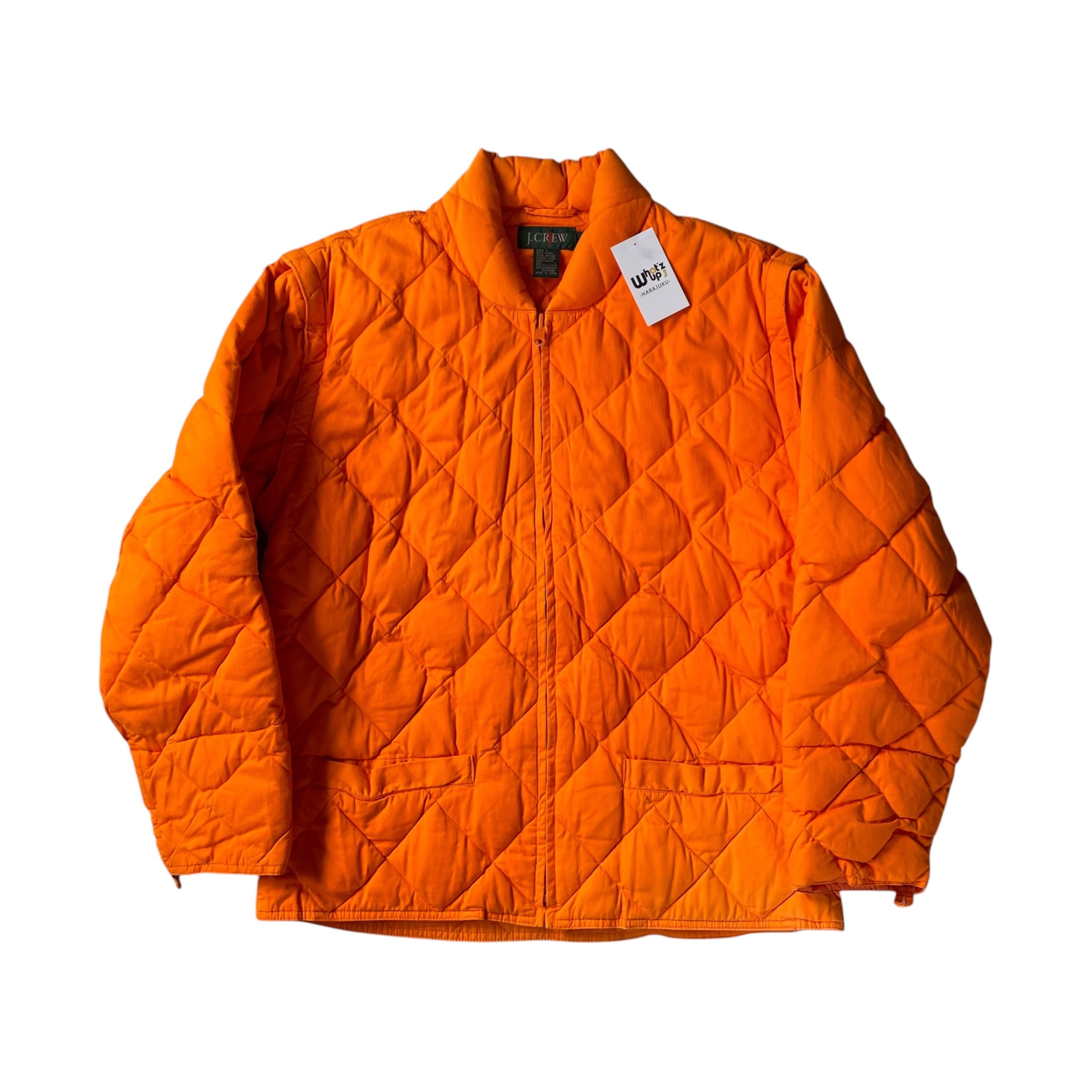 1990s J.CREW Cotton Cloth Quilting Linner Jacket