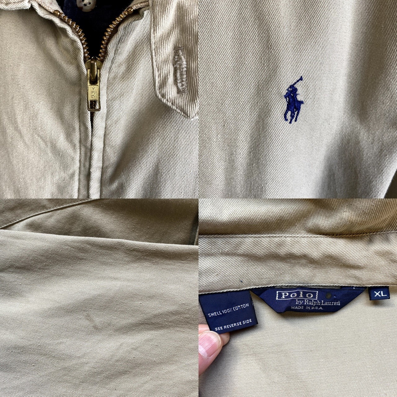 90年代 USA製 ラルフローレン スイングトップ メンズXL 古着 90S 