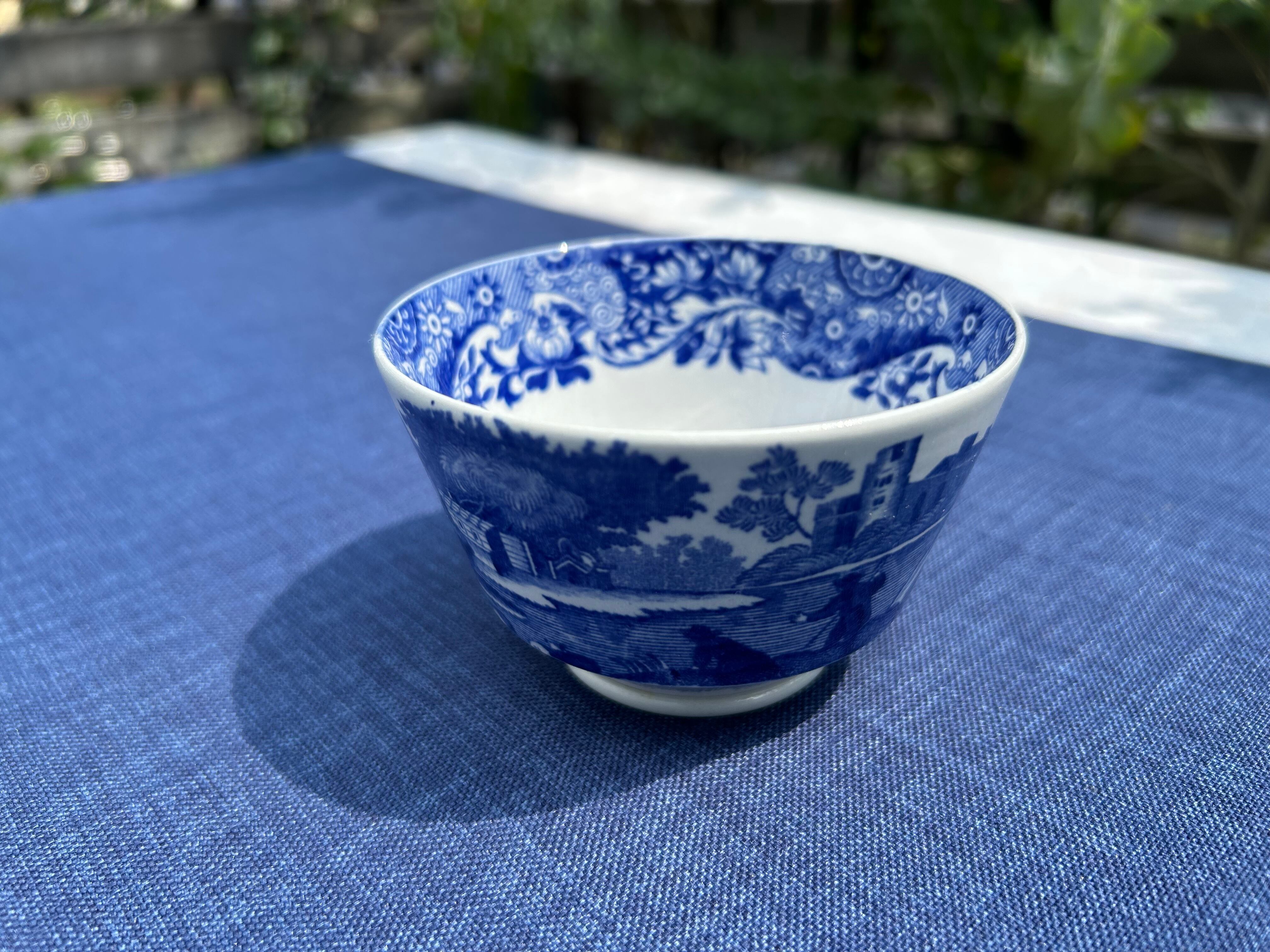 SPODE社　Blue Italian　シュガーボウル（コープランドスポード期）